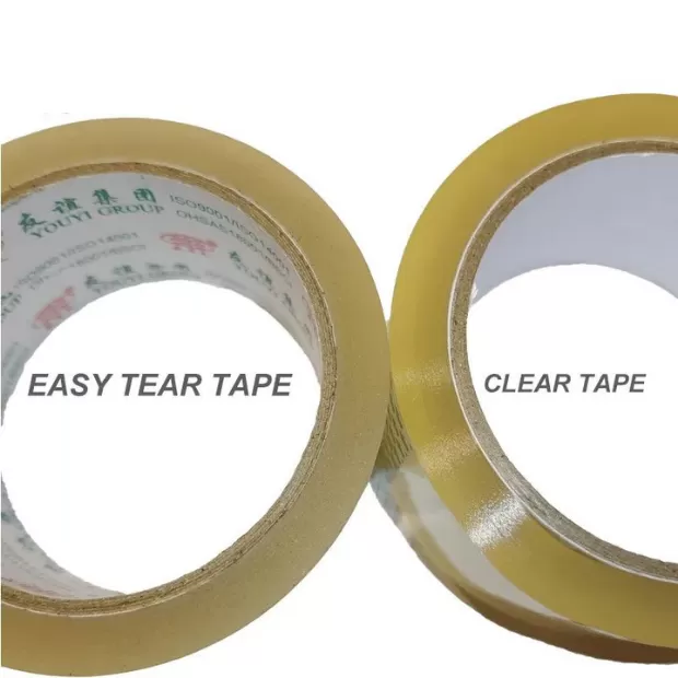 Yourijiu Transparent No Knife BOPP Easy Tear Tape